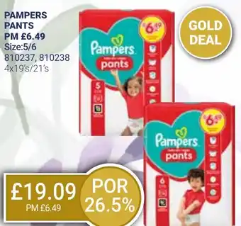 Bestway PAMPERS PANTS offer