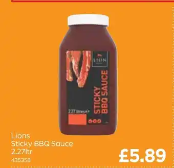 Bestway Lions Sticky BBQ Sauce 2.27ltr offer