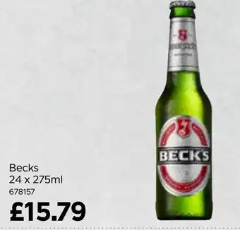 Bestway Becks 24 x 275ml offer