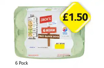 Londis View Jack's Medium Free Range Eggs offer