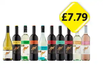 Londis View Yellow Tail Chardonnay, Shiraz, Pinot Grigio, Merlot, Sauvignon Blanc, Cabernet Sauvignon, Malbec, Jammy Red Roo, Jammy offer