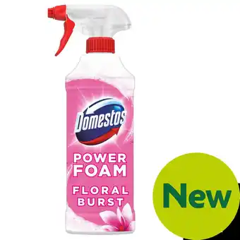 Morrisons Domestos Power Foam Toilet & Bathroom Cleaner Spray Floral Burst offer