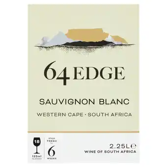 Morrisons 64 Edge South African Sauvignon Blanc offer