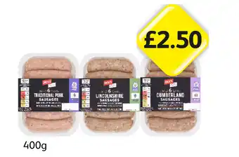 Londis View Jack's Sausages Traditional, Lincolnshire, Cumberland offer