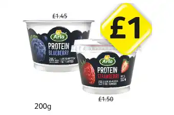 Londis View Arla Protein Yoghurt Blueberry, Strawberry offer