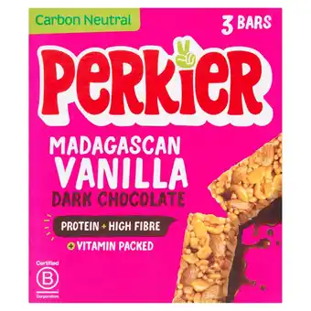 Morrisons Perkier Madagascan Vanilla & Dark Chocolate Bars offer