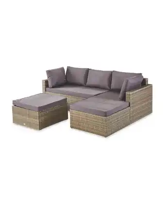 Aldi Belavi Rattan Effect Corner Sofa offer