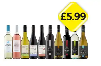 Londis View Caparelli Pinot Grigio, Italian Blush, Quirky Bird Chenin Blanc, Merlot, Shiraz, McGuigan Black Label Shiraz, Chardonnay offer