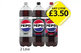 Londis View Pepsi Diet, Max, Cherry Max offer