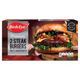 Morrisons Birds Eye Inspirations 2 x 5oz Steak Burgers offer