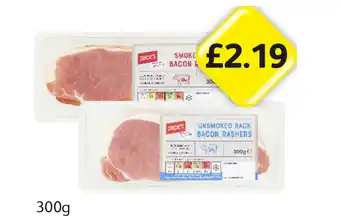 Londis View Jack's Bacon Rashers Smoked, Unsmoked offer