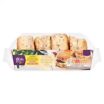 Sainsbury's Sainsbury's White Chocolate & Raspberry Scones, Taste the Difference x4 offer