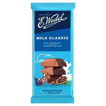 Sainsbury's E. Wedel Classic Milk Chocolate 90g offer