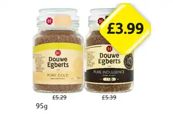 Londis View Douwe Egberts Pure Gold, Pure Indulgence offer