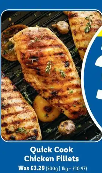 Lidl Quick Cook Chicken Fillets offer