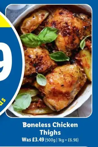 Lidl Boneless Chicken Thighs offer