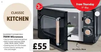 Lidl SILVERCREST KITCHEN TOOLS 700W Microwave offer