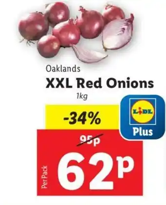 Lidl XXL Red Onions offer