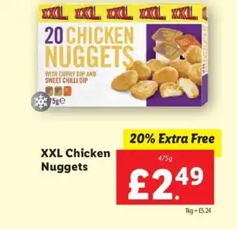 Lidl XXL Chicken Nuggets offer