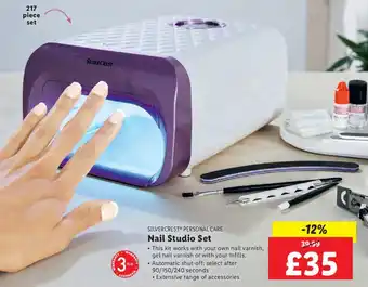 Lidl SILVERCREST® PERSONAL CARE Nail Studio Set offer