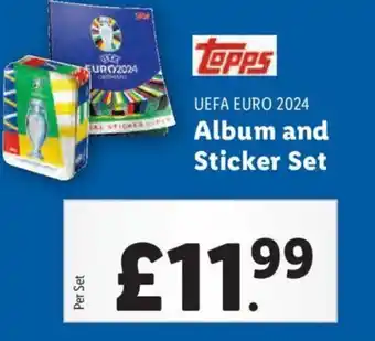 Lidl UEFA EURO 2024 Album and Sticker Set offer