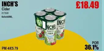 Bestway INCH'S Cider offer