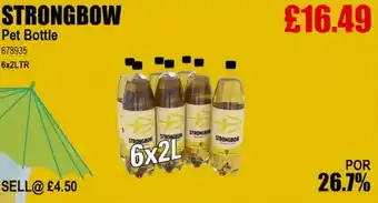 Bestway STRONGBOW Pet Bottle offer