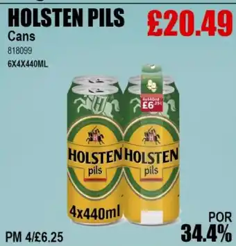 Bestway HOLSTEN PILS Cans offer