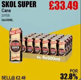 Bestway SKOL SUPER Cans offer