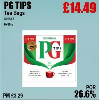 Bestway PG TIPS Tea Bags offer