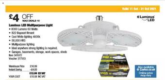 Costco Luminus Led Multipurpose Light offer