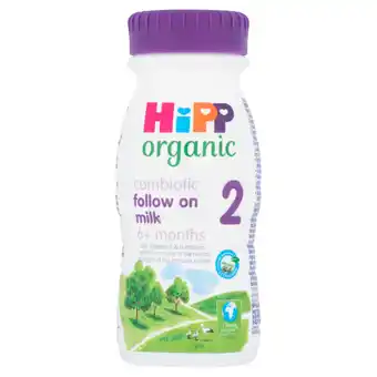 Asda HiPP Organic 2 Follow on Baby Milk Ready to Feed Liquid from 6 Months offer