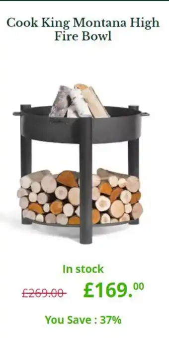 Cook King Montana High Fire Bowl