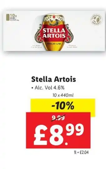 Lidl Stella Artois offer