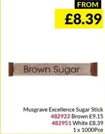 Musgrave MarketPlace Musgrave Excellence Sugar Stick offer