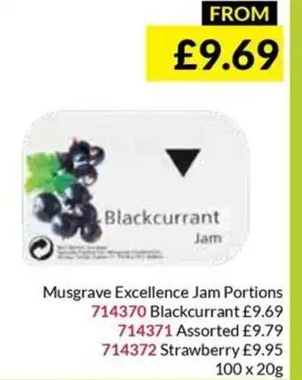 Musgrave MarketPlace Musgrave Excellence Jam Portions offer