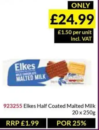 Musgrave MarketPlace Elkes Half Coated Malted Milk offer