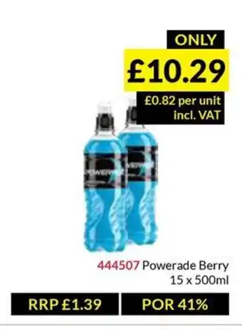 Musgrave MarketPlace Powerade Berry offer