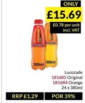 Musgrave MarketPlace Lucozade offer