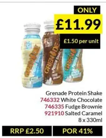 Musgrave MarketPlace Grenade Protein Shake offer
