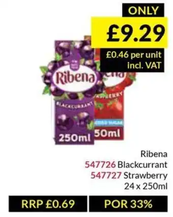 Musgrave MarketPlace Ribena offer