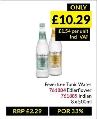 Musgrave MarketPlace Fevertree Tonic Water offer
