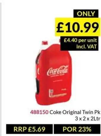 Musgrave MarketPlace Coke Original Twin Pk offer