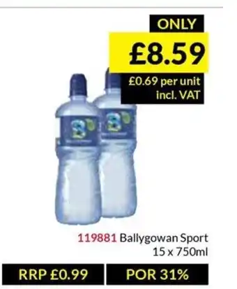 Musgrave MarketPlace Ballygowan Sport offer