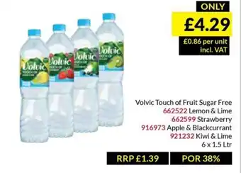 Musgrave MarketPlace Volvic Touch of Fruit Sugar Free offer