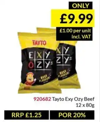 Musgrave MarketPlace Tayto Exy Ozy Beef offer