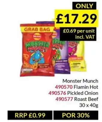 Musgrave MarketPlace Monster Munch offer