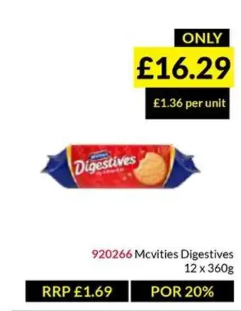 Musgrave MarketPlace Mcvities Digestives offer