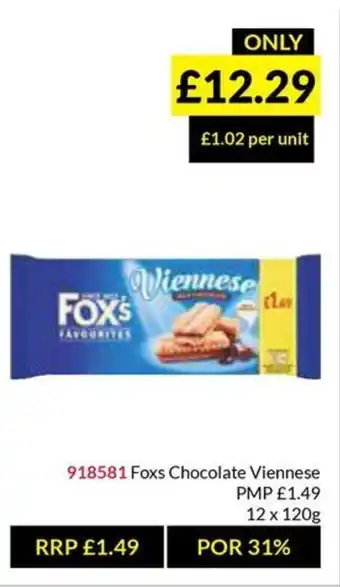 Musgrave MarketPlace Foxs Chocolate Viennese offer