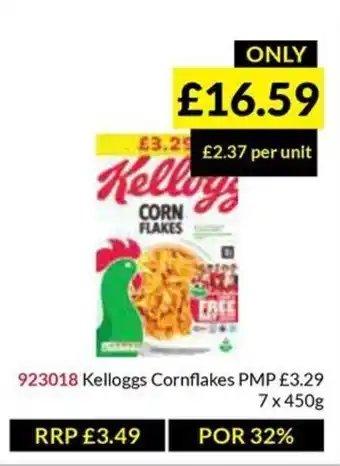 Musgrave MarketPlace Kelloggs Cornflakes offer